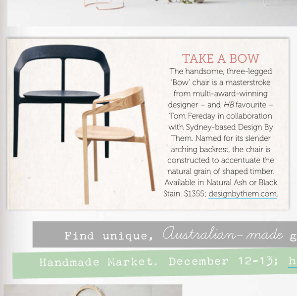 Bow Chair | DesignByThem | Vogue Living