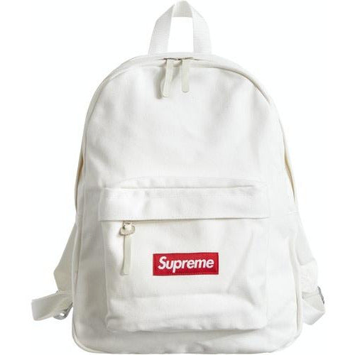 Supreme Canvas Backpack - White