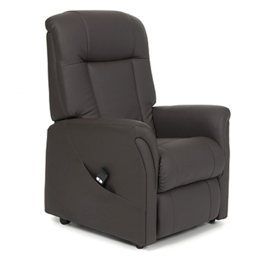 leather recliner on wheels