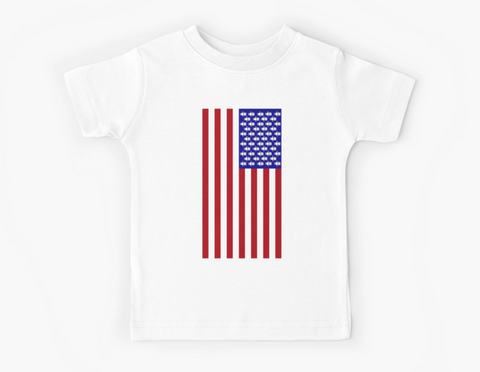 american flag t-shirt for kids