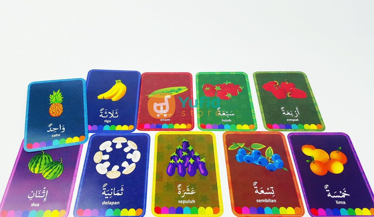 Kartu Flashcard Hijaiyah BISA – Yufid Store Toko Muslim