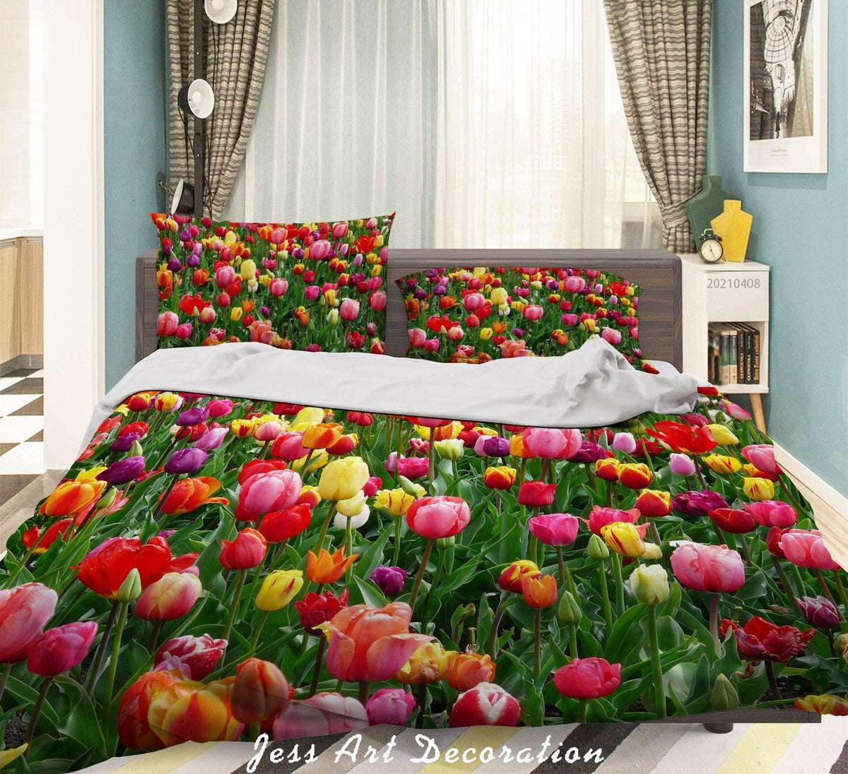 tulip duvet cover