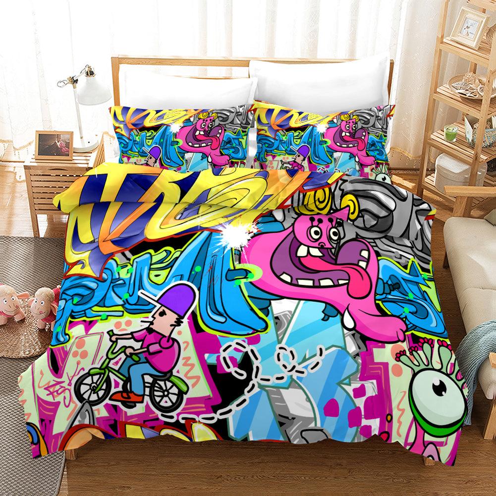 graffiti bedding