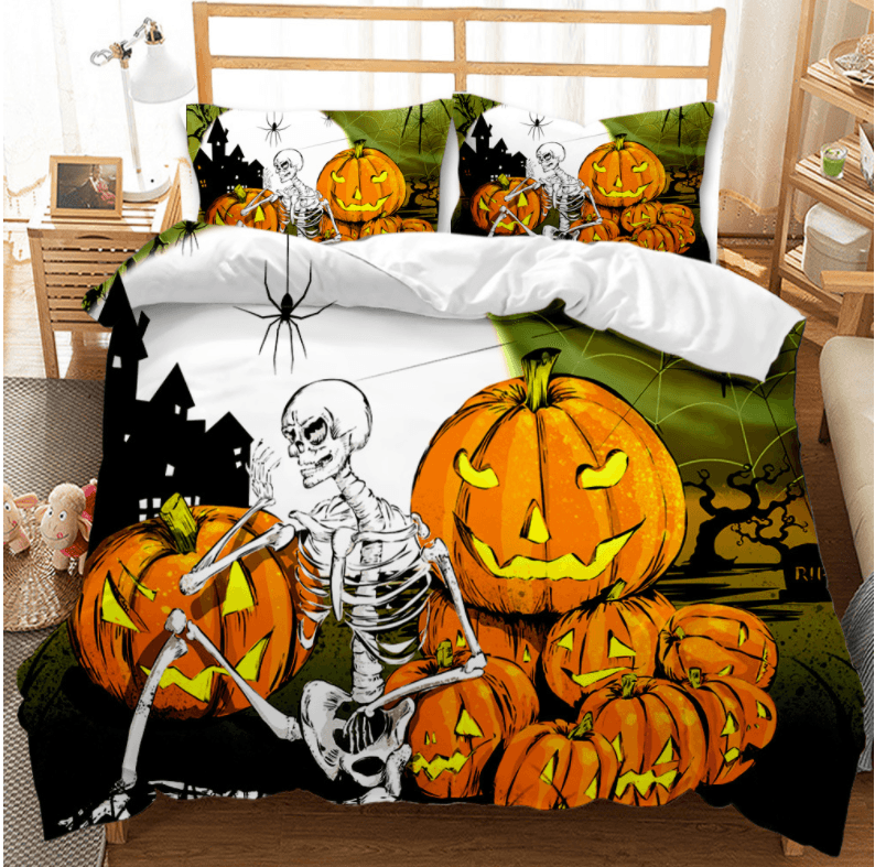 pumpkin quilt cover