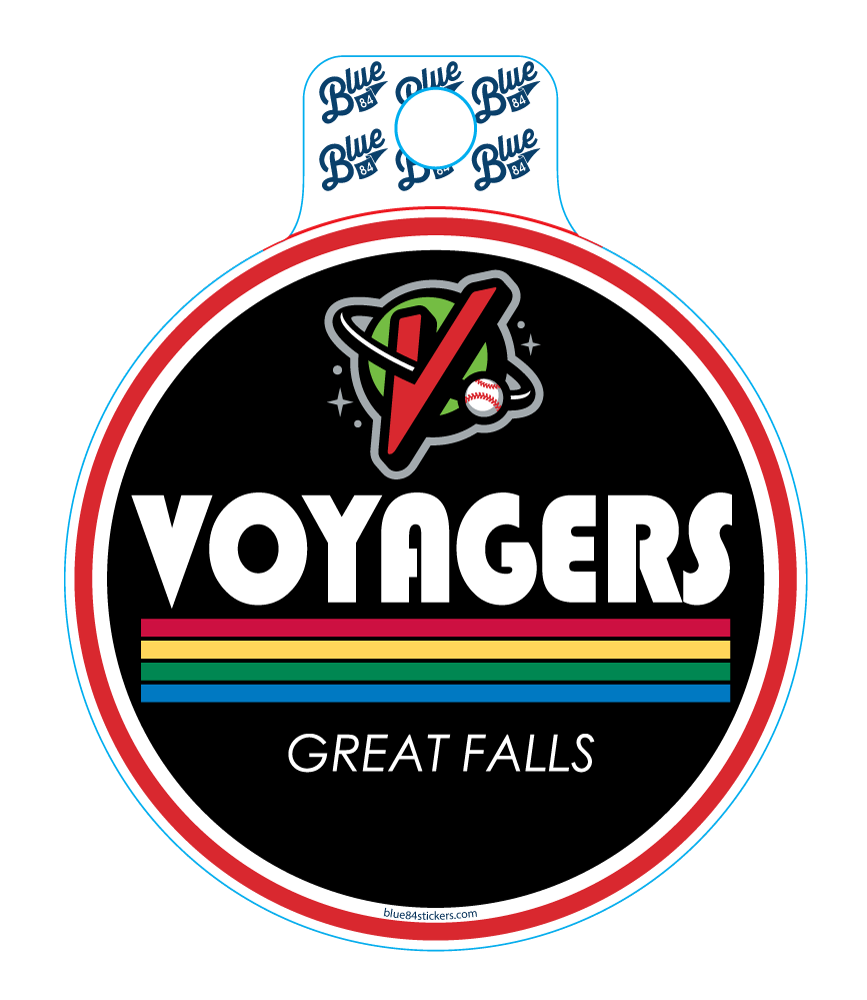 Prismatic Voyagers Sticker Great Falls Voyagers 8077