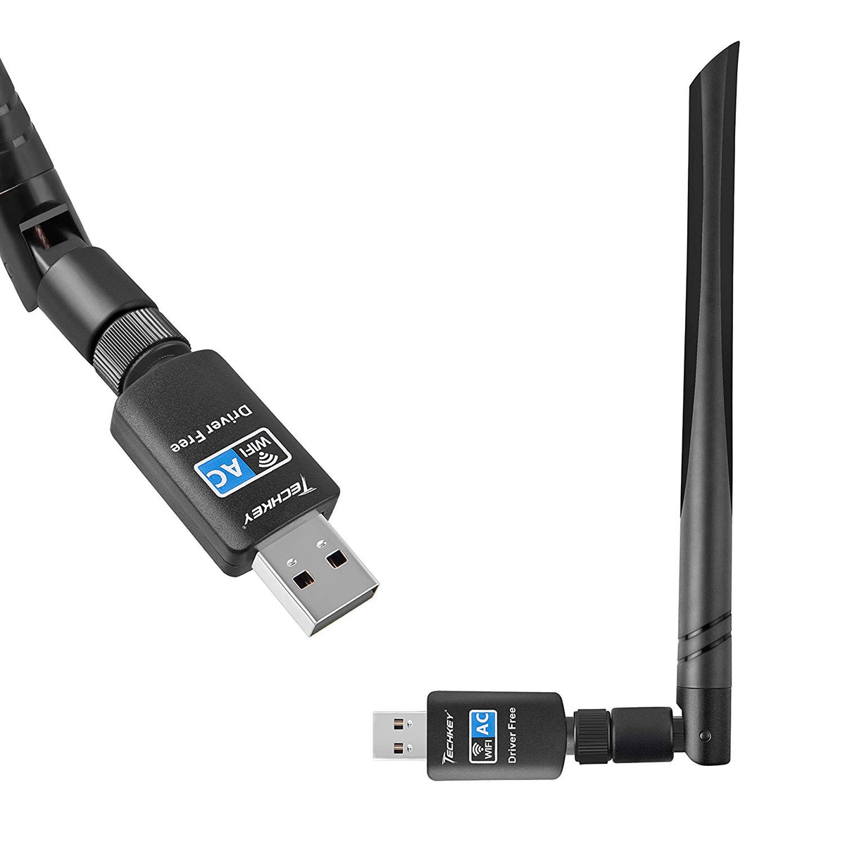 sadel undskyld Forklaring WiFi Adapter 600mbps，Techkey Wireless USB Adapter Dual Band 2.42GHz/5. –  mytechkey