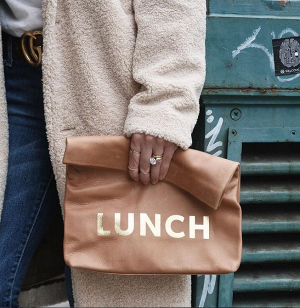 NICOLE MARCELLA LEATHER LUNCH BAG DETAILS