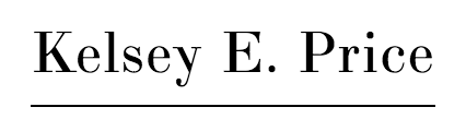 Kelsey E Price Fashion Blogger Logo