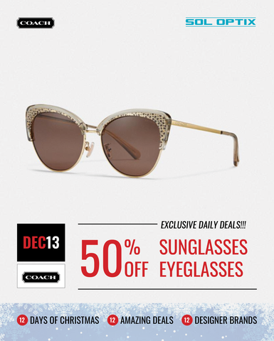 Coach brand designer sunglasses