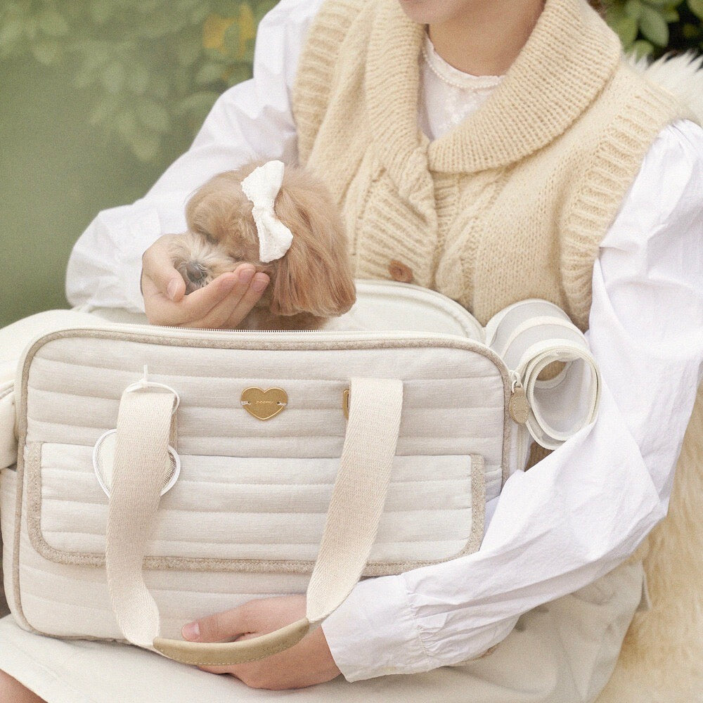 seoru】name embroidery ballon bag set-