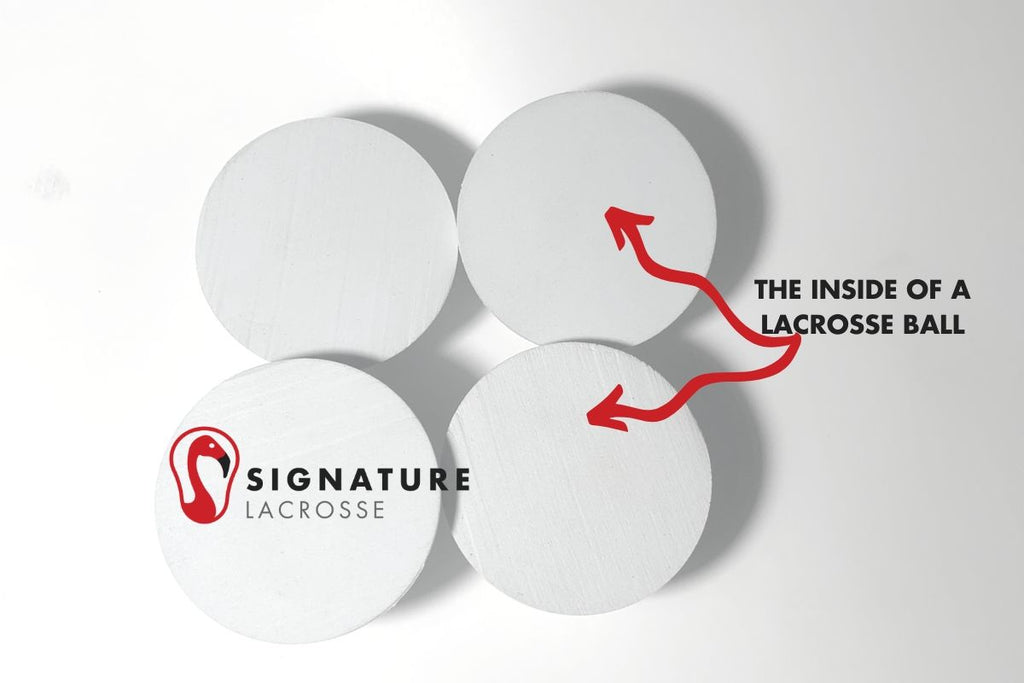 whats inside a lacrosse ball