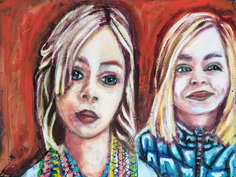 sisters painting