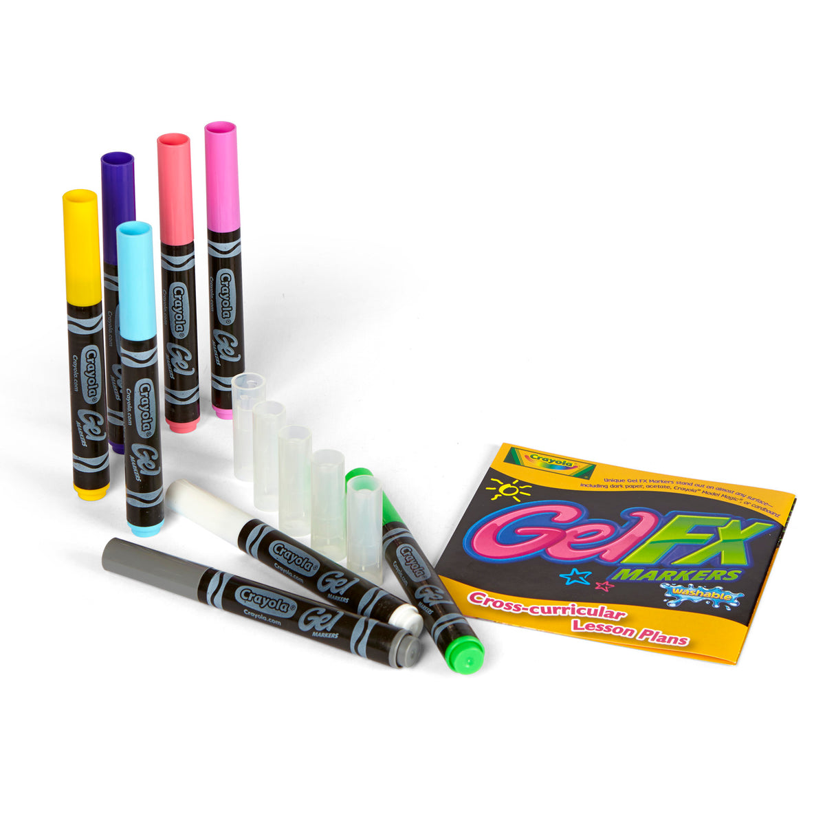 Crayola 80 Count GEL FX Markers Classpack 8 Colors for sale online 