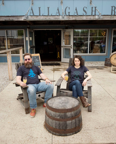 Jeff and Emma at Allagash.