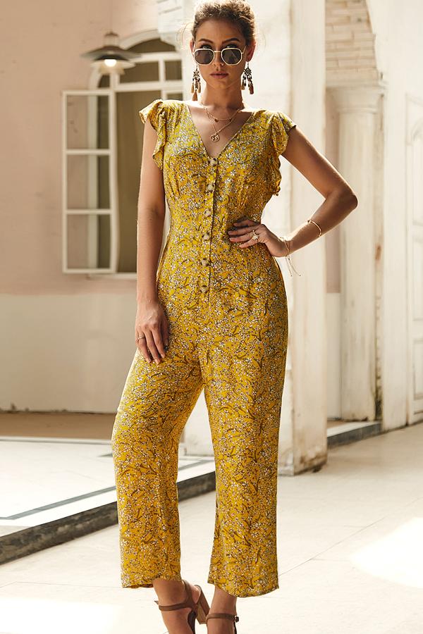 Mono largo con estampado de flores, disponible en cuatro colores
