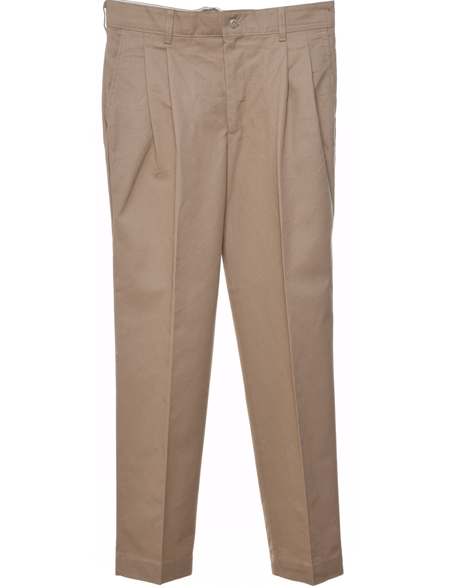 Men's Red Kap Classic Brown Chinos Brown, M | Beyond Retro – Cerqular