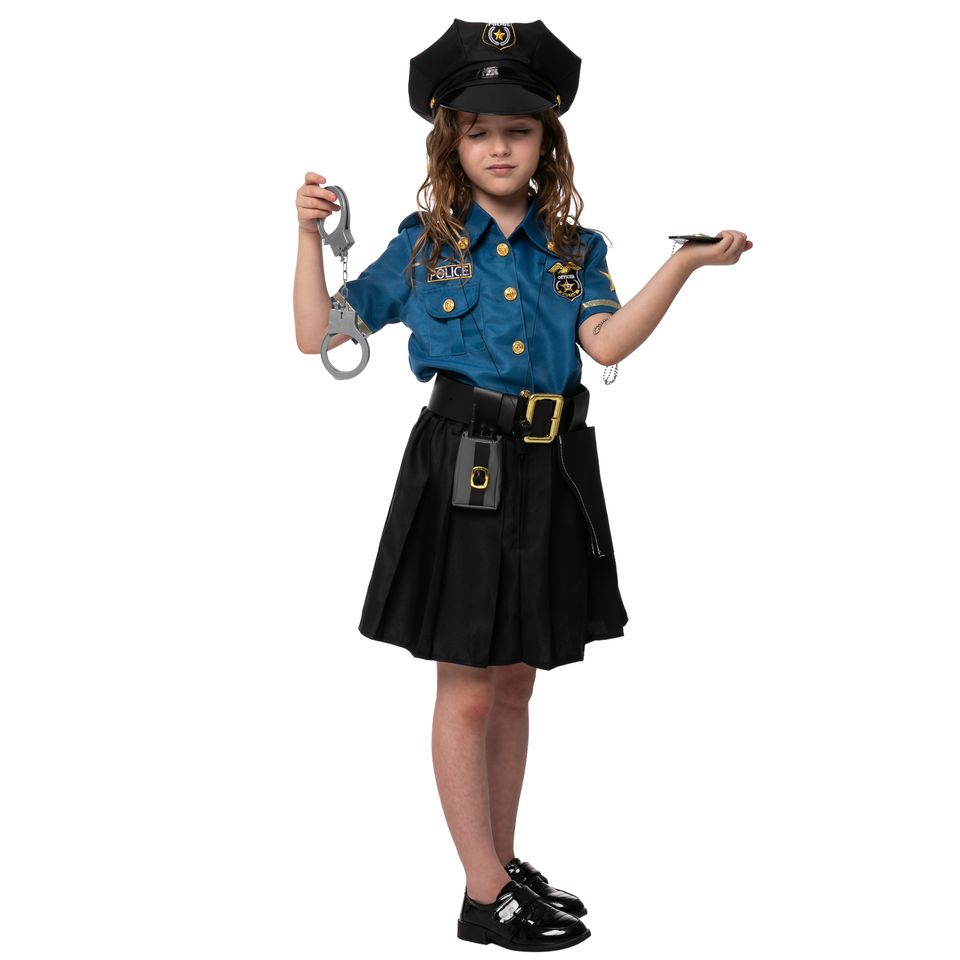 Ooit gewelddadig bloemblad Girls Police Costume For Role Play Cosplay | Spooktacular Creations