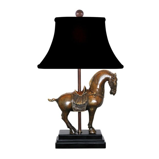 tang horse lamp