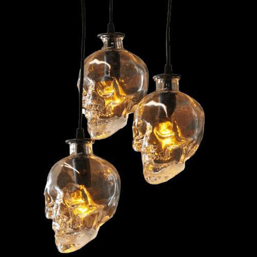 skull light fixture