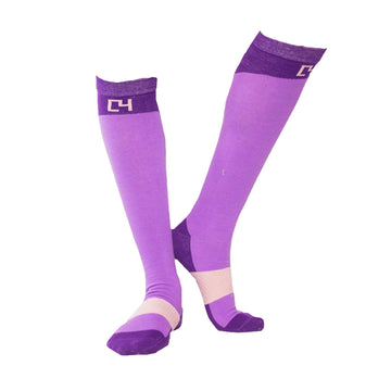 High Performance Riding Socks - Purple socks exsaltdressings BELTS