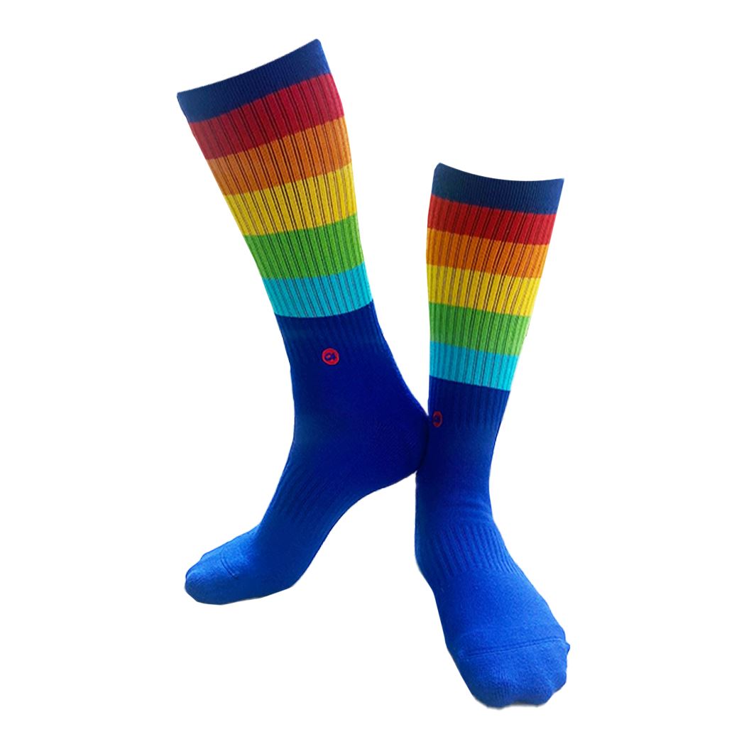 Rainbow Crew Socks socks mistylaurel BELTS