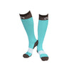 High Performance Riding Socks - Turqoiuse & Brown socks mistylaurel BELTS