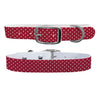 Alabama Team Spirit Polka Dot Dog Collar Dog Collar mistylaurel BELTS