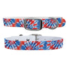 Americana Tie Dye Dog Collar Dog Collar mistylaurel BELTS