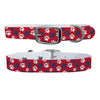 Pawtriot Red Dog Collar Dog Collar mistylaurel BELTS