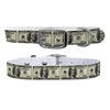 100 Dollar Bill Dog Collar Dog Collar mistylaurel BELTS