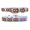 Crypto Titties - Pink Crypto Titties Logo Dog Collar Dog Collar mistylaurel BELTS