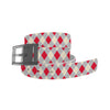 University of Nebraska Argyle Team Spirit Belt Belt-Classic mistylaurel BELTS