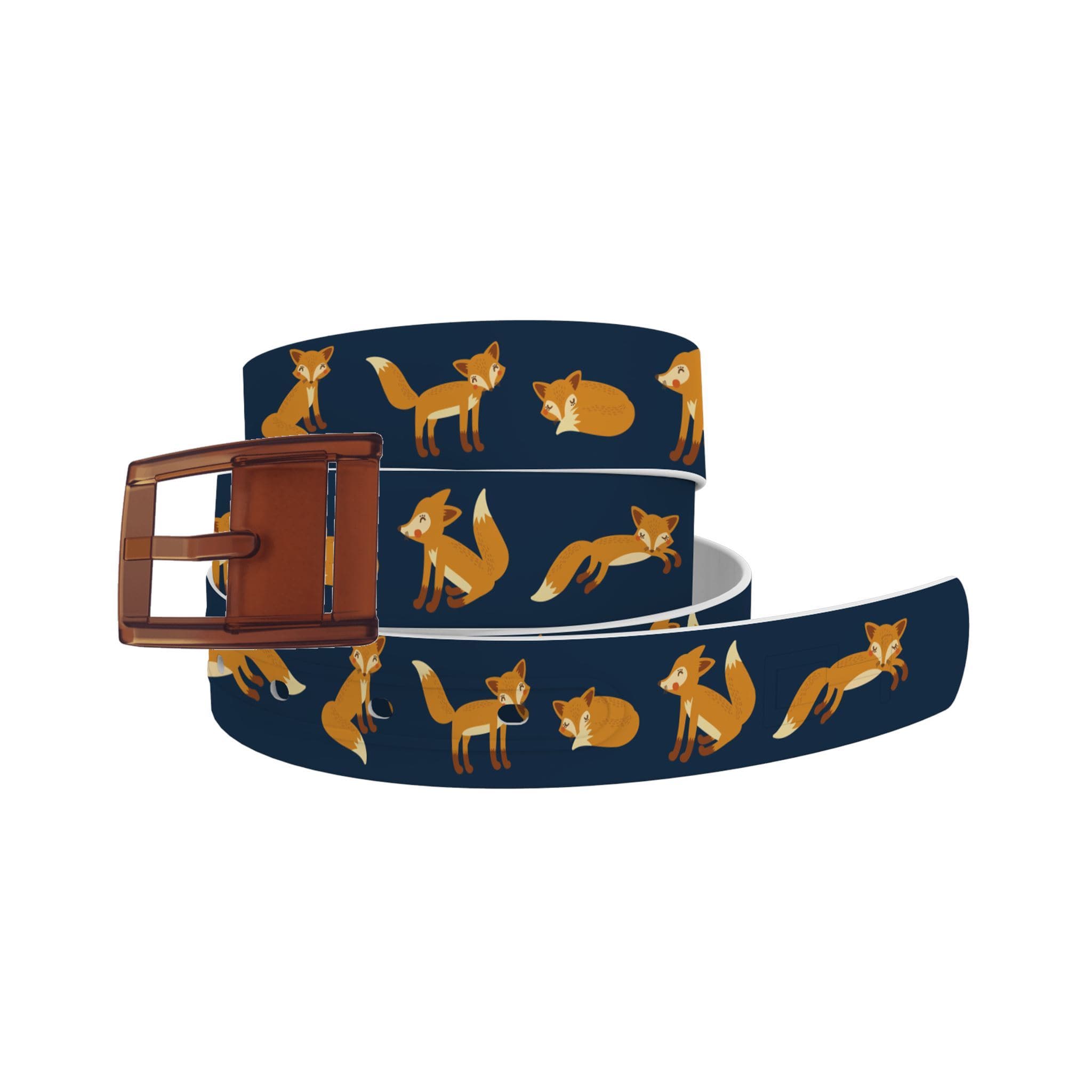 ETA Playing Foxes Navy Belt Belt-Classic mistylaurel BELTS