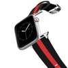 Red Line Firefighter Apple Watch Band Apple Watch Band mistylaurel BELTS