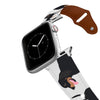 Black and Tan Coonhound Leather Apple Watch Band Apple Watch Band - Leather mistylaurel BELTS