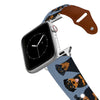 Rottweiler Leather Apple Watch Band Apple Watch Band - Leather mistylaurel BELTS