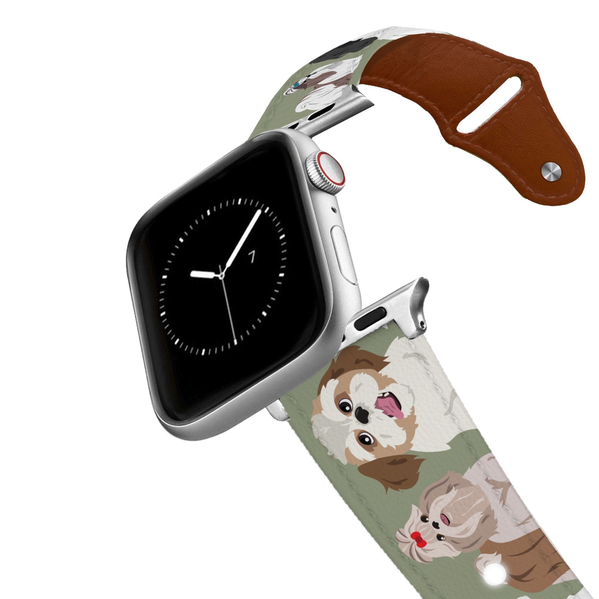 Shih Tzu Leather Apple Watch Band Apple Watch Band - Leather mistylaurel BELTS