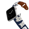 West Highland Terrier Leather Apple Watch Band Apple Watch Band - Leather mistylaurel BELTS