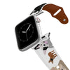 French Bulldog Leather Apple Watch Band Apple Watch Band - Leather mistylaurel BELTS