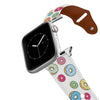 Donuts Leather Apple Watch Band Apple Watch Band - Leather mistylaurel BELTS