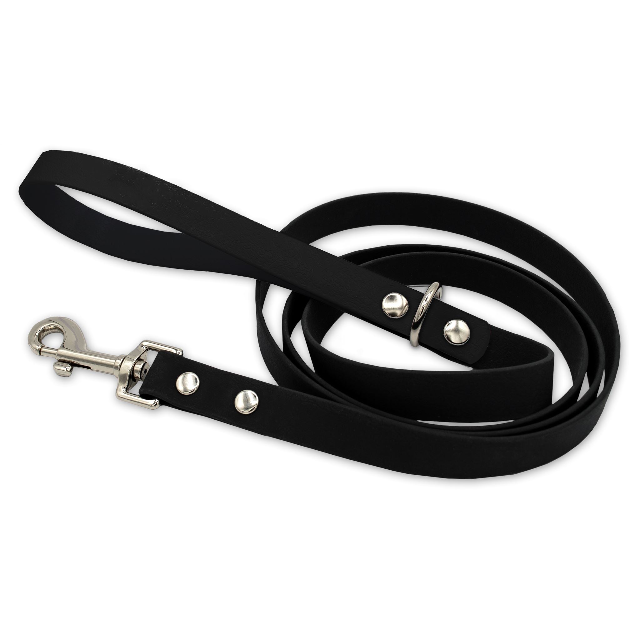 Black Waterproof Leash Leash mistylaurel BELTS