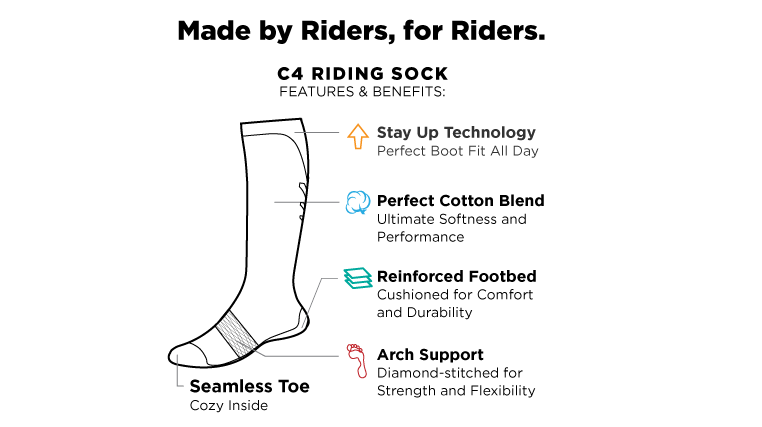 High Performance Riding Socks - Navy socks mistylaurel BELTS