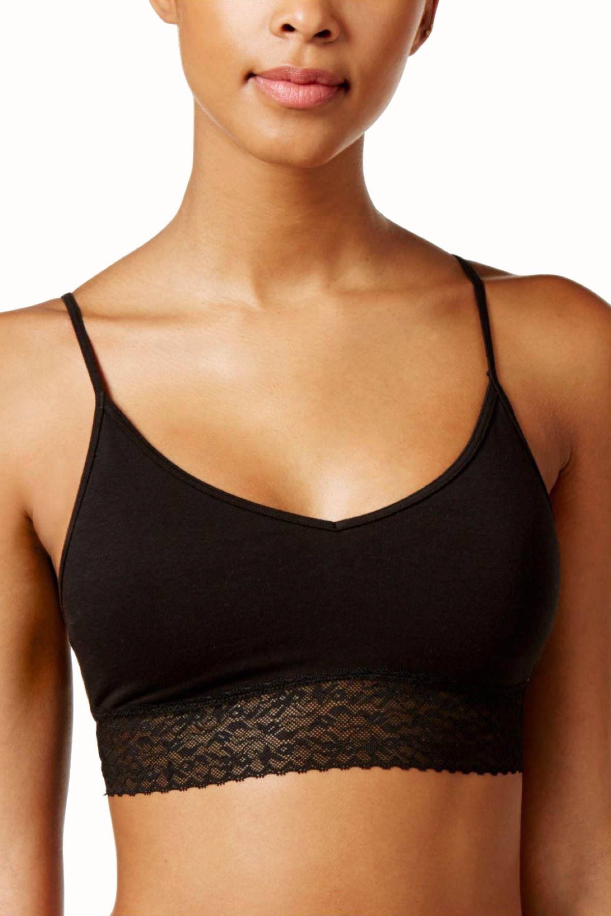 calvin klein black lace bralette