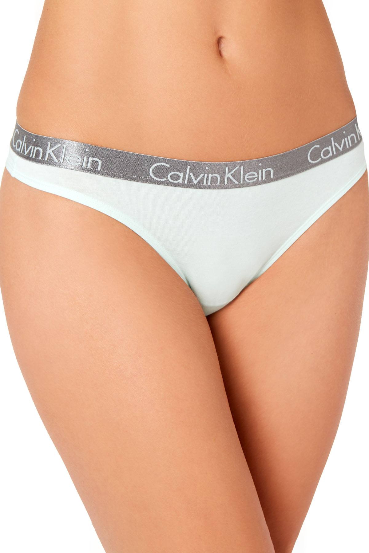 green calvin klein thong