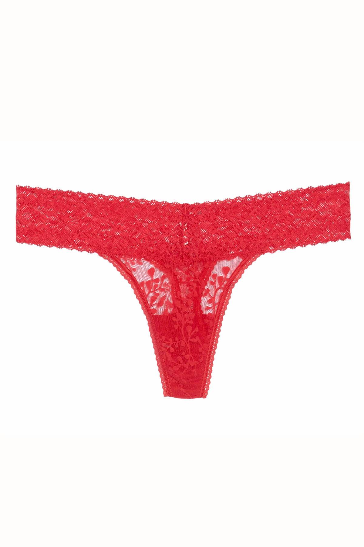 Calvin Klein Empower Red Bare Lace Thong Cheapundies