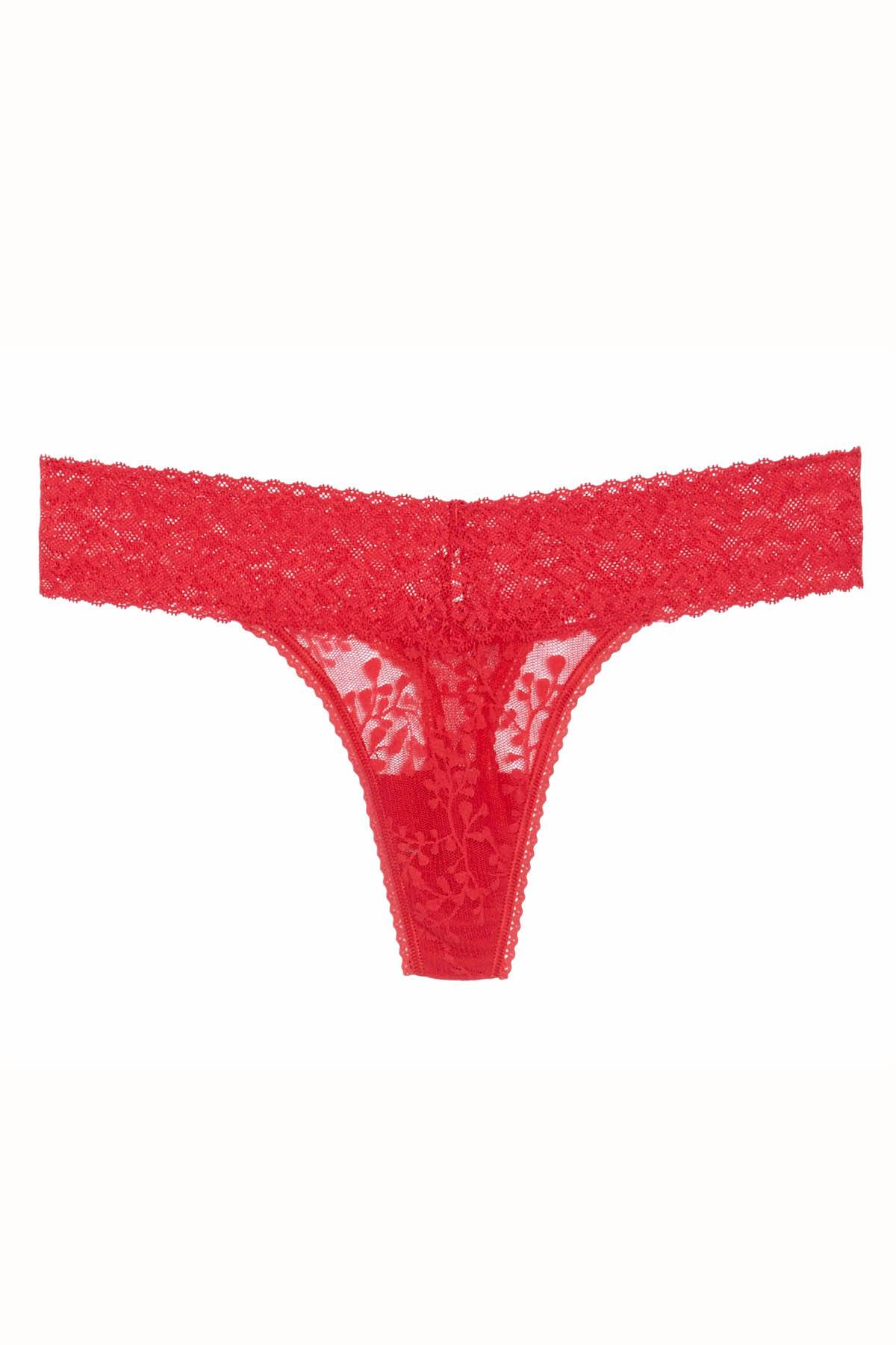 Calvin Klein Empower Red Bare Lace Thong Cheapundies 