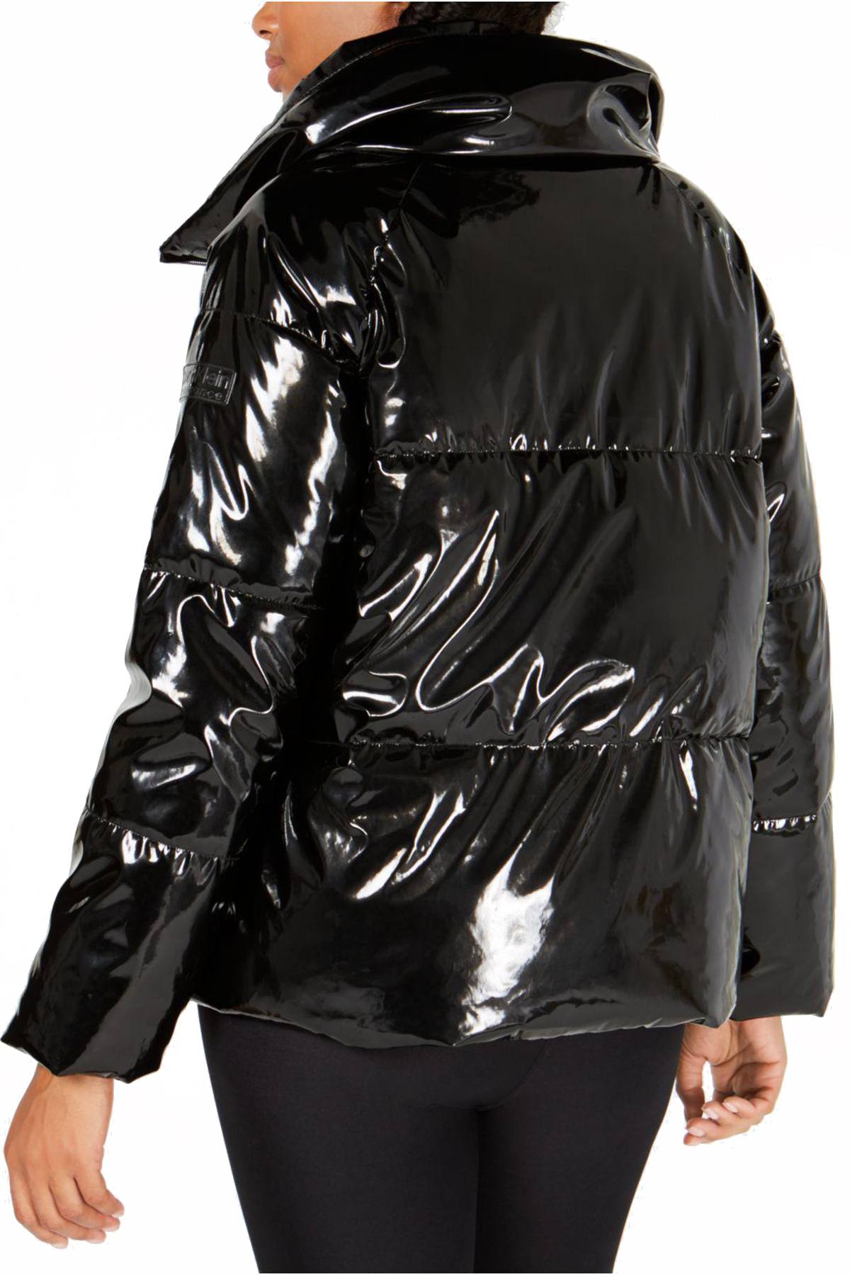 calvin klein performance shiny puffer jacket