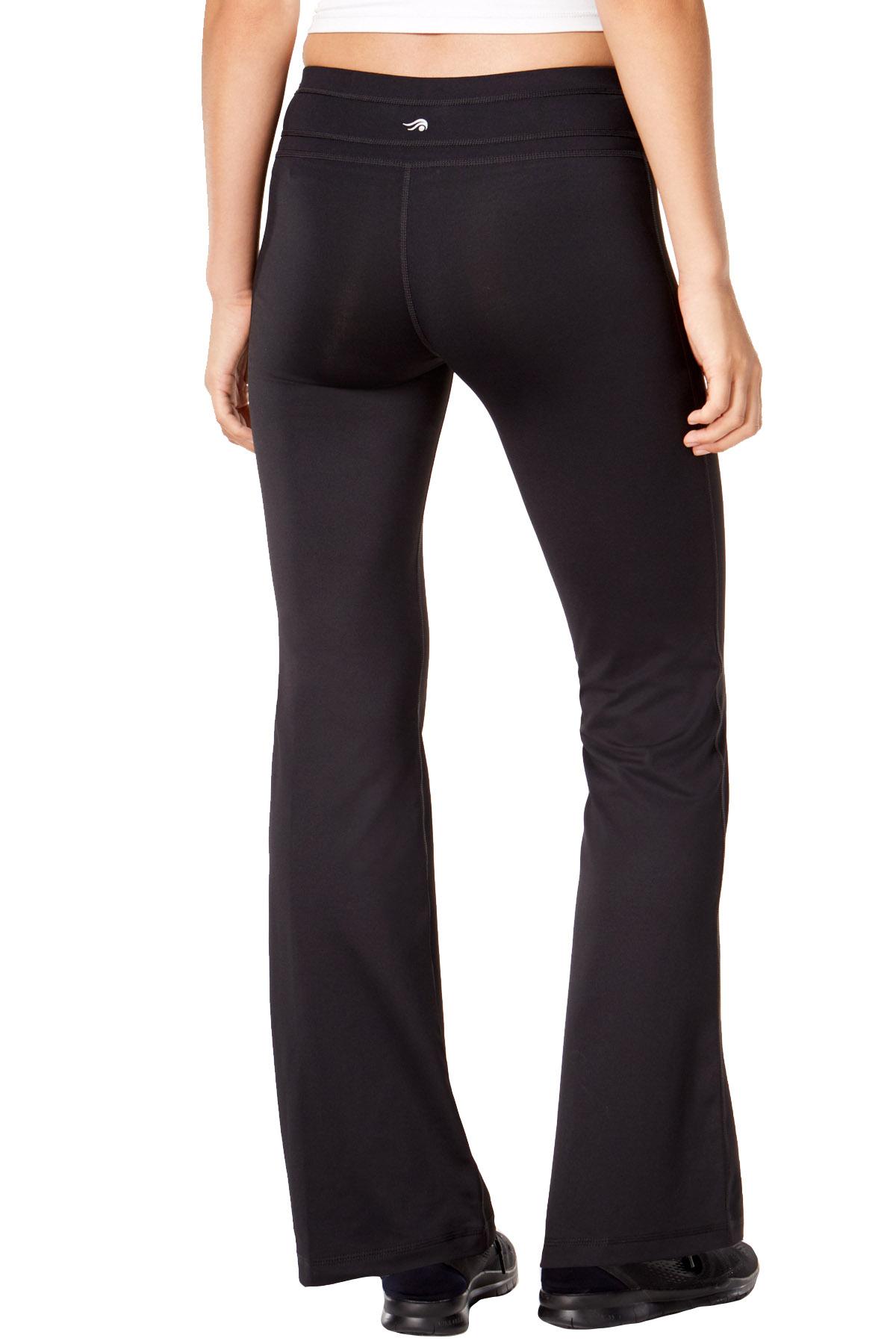 Betabrand Straight-Leg, Classic Dress Pant Yoga Pant Medium Short Petite  BLack