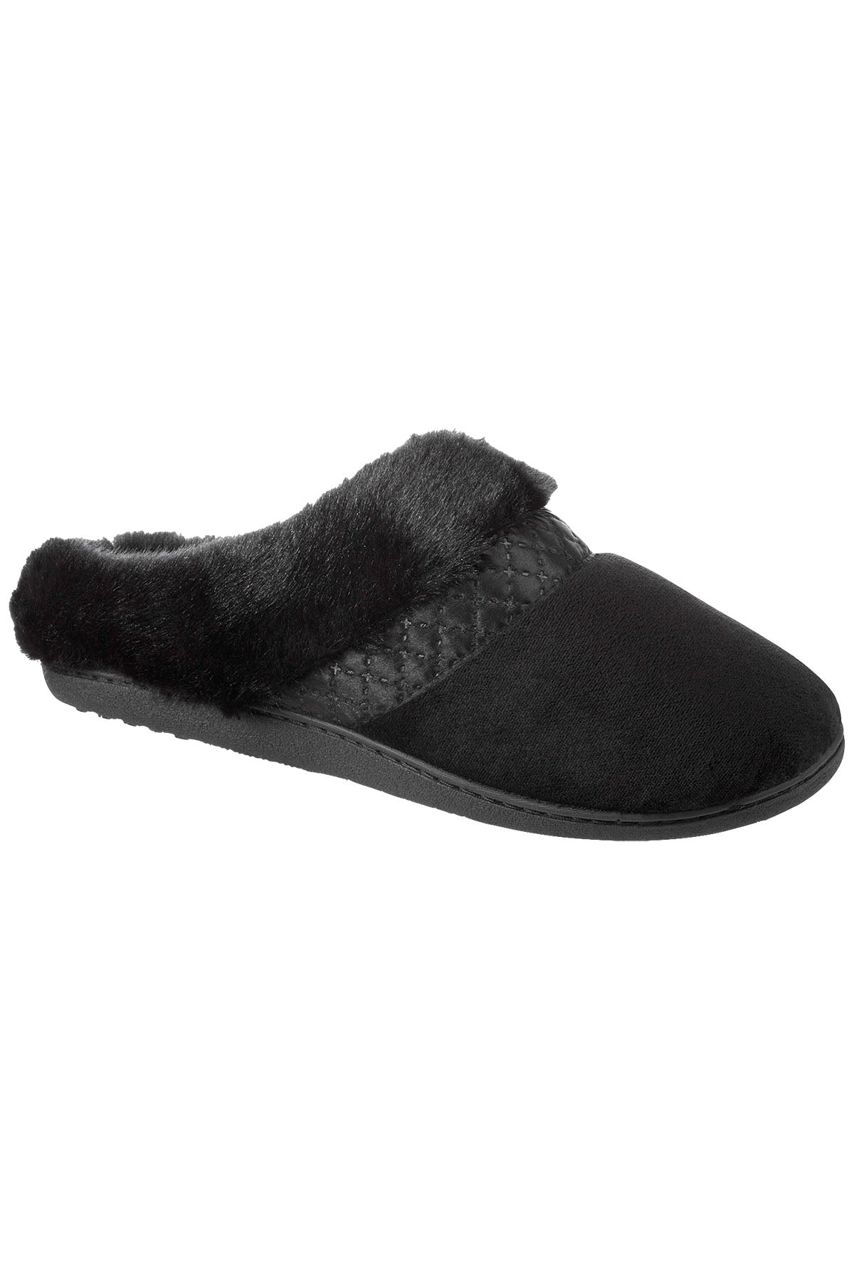 isotoner enhanced heel cushion slippers