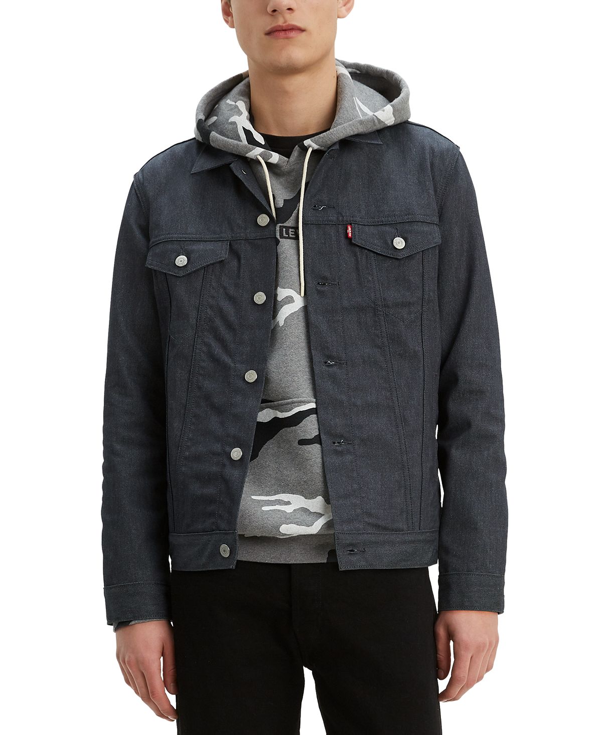 levi's reflective trucker jacket